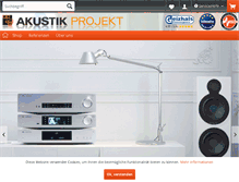 Tablet Screenshot of akustik-projekt.at